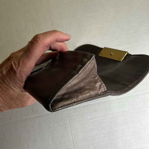 COACH WOMENS VINTAGE SOFT BROWN LEATHER WALLET - Picture 11 of 15